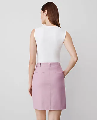 Ann Taylor The Petite Trouser Mini Pocket Skirt sold by Ann Taylor product image thumbnail 2