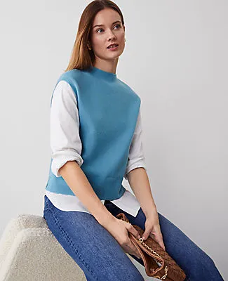 Ann Taylor Petite Mixed Media Sweater sold by Ann Taylor product image thumbnail 3