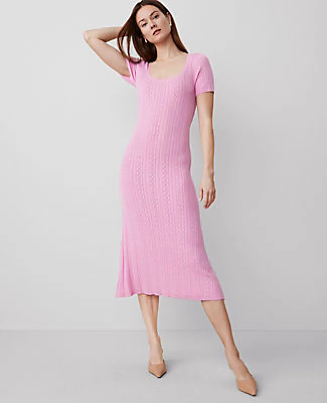 Ann Taylor Petite Scoop Neck Sweater Dress sold by Ann Taylor