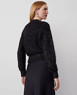 Ann Taylor Petite Tinsel Wedge Sweater sold by Ann Taylor product image thumbnail 2