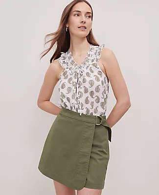 Ann Taylor Petite Curved Hem Skort sold by Ann Taylor product image thumbnail 2