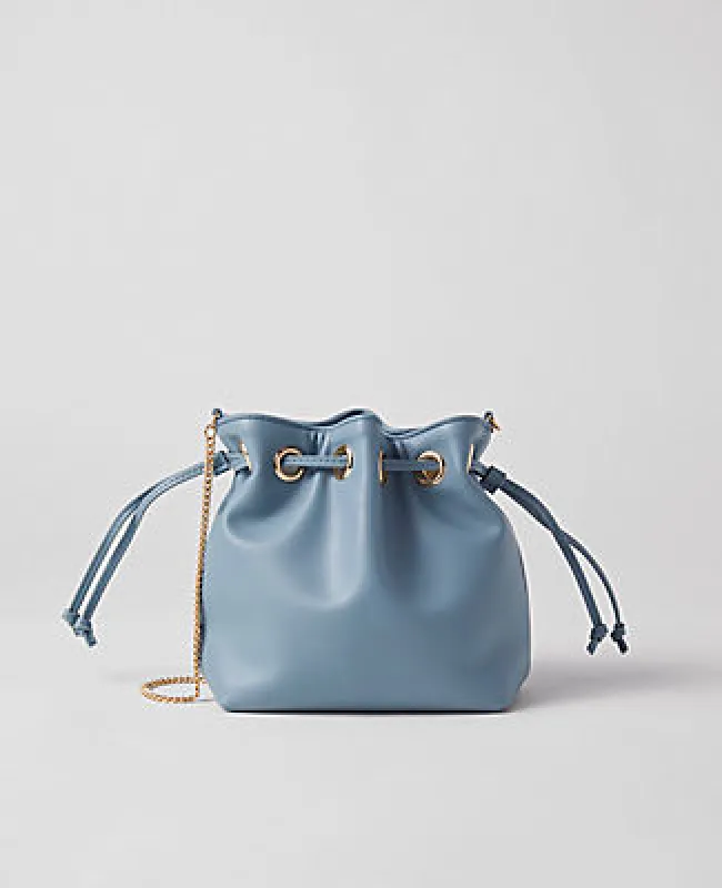 Ann Taylor Mini Drawstring Clutch sold by Ann Taylor