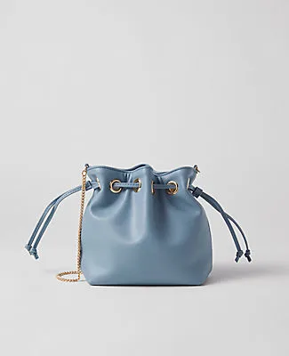 Ann Taylor Mini Drawstring Clutch sold by Ann Taylor