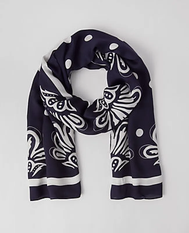 Ann Taylor Floral Scarf sold by Ann Taylor