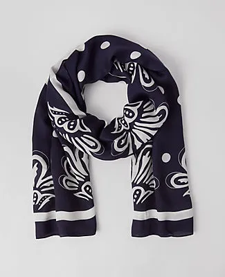 Ann Taylor Floral Scarf sold by Ann Taylor