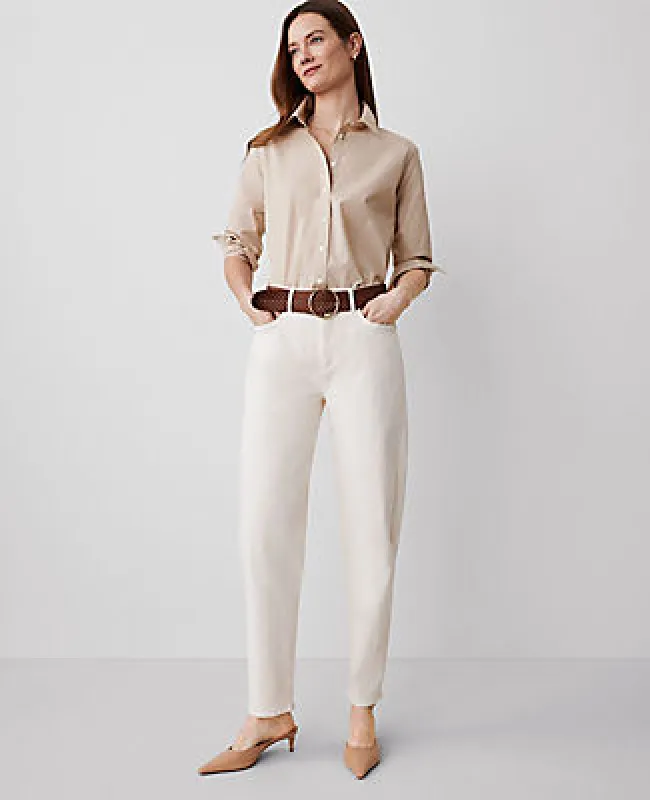 Ann Taylor The Petite Barrel Jean sold by Ann Taylor