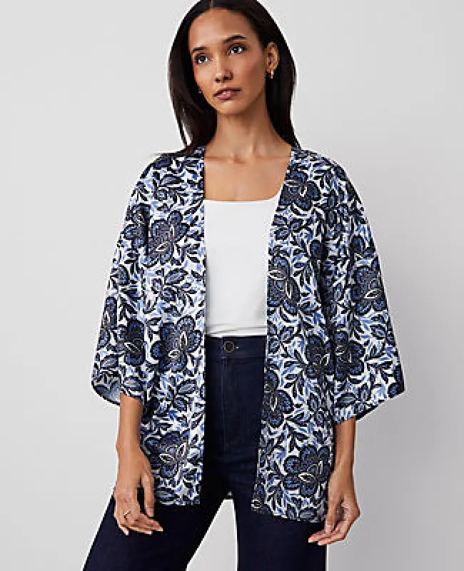 Ann Taylor Floral Kimono sold by Ann Taylor