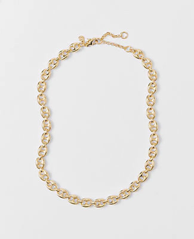 Ann Taylor Mariner Metal Chain Necklace sold by Ann Taylor