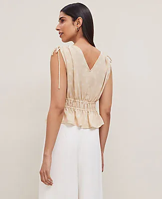 Ann Taylor Petaled Gathered Tie Top sold by Ann Taylor product image thumbnail 2