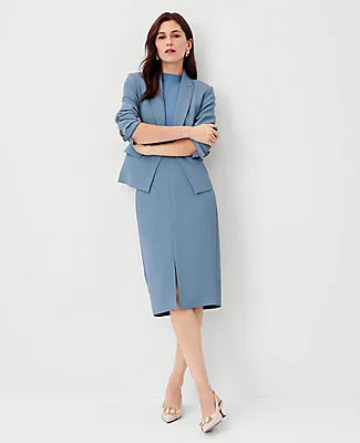 Ann Taylor The Petite Front Slit Pencil Skirt in Crepe sold by Ann Taylor
