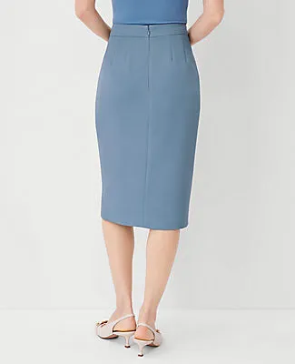 Ann Taylor The Petite Front Slit Pencil Skirt in Crepe sold by Ann Taylor product image thumbnail 3