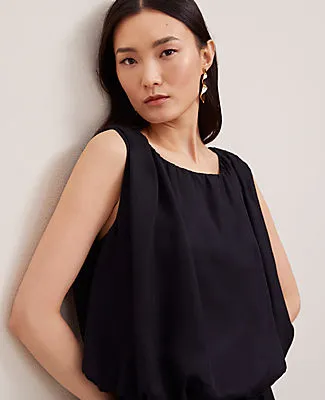 Ann Taylor Petite Bubble Hem Tank Top sold by Ann Taylor product image thumbnail 3