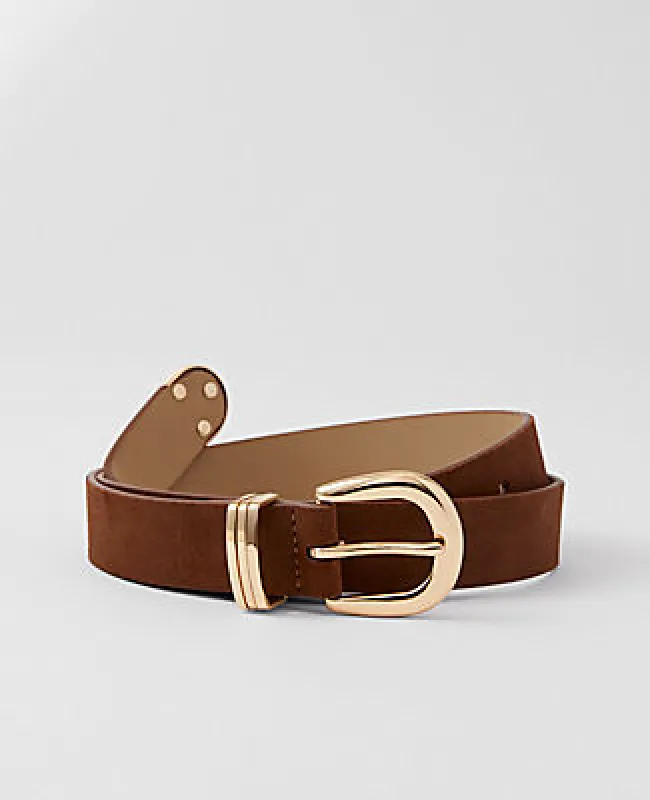 Ann Taylor Suede Multi Keeper Belt sold by Ann Taylor