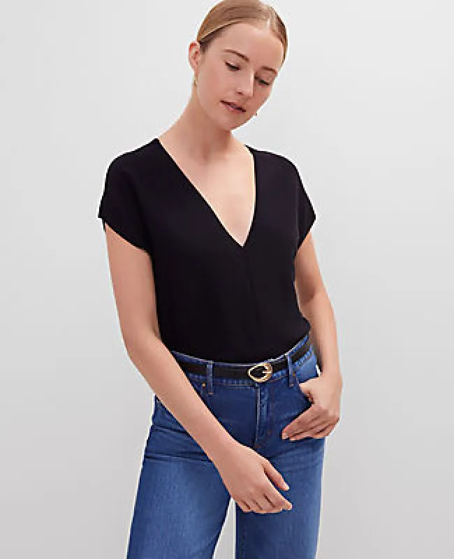 Ann Taylor V-Neck Sweater sold by Ann Taylor