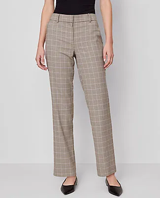 Ann Taylor The Straight Pant in Plaid sold by Ann Taylor product image thumbnail 2