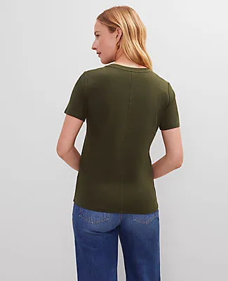Ann Taylor Crew Neck Tee sold by Ann Taylor product image thumbnail 2