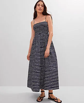 Ann Taylor Weekend Collection Striped Flare Dress sold by Ann Taylor product image thumbnail 5