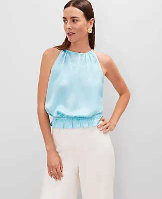 Ann Taylor Shirred Tank Top sold by Ann Taylor