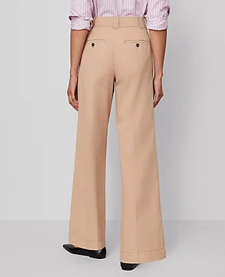 Ann Taylor The Petite Belted Wide-Leg Pant sold by Ann Taylor product image thumbnail 4