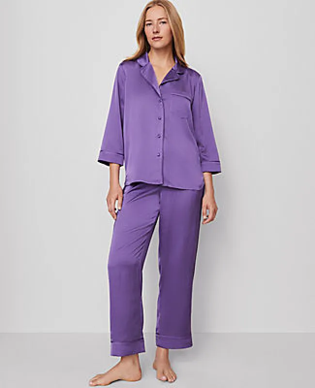 Ann Taylor Satin Pajama Set sold by Ann Taylor