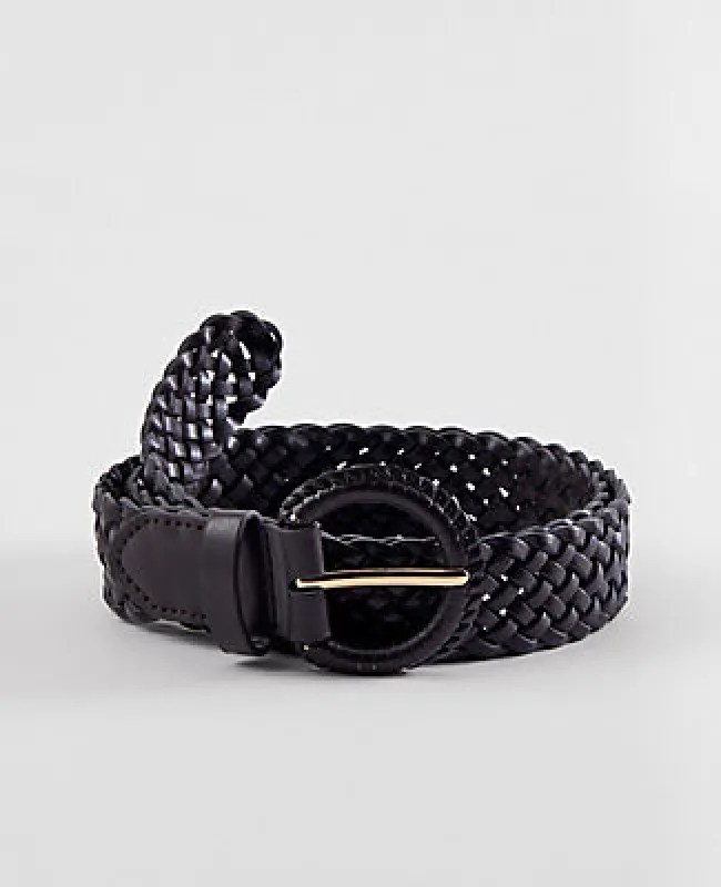 Ann Taylor Covered Buckle Woven Belt sold by Ann Taylor