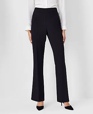 Ann Taylor The Petite Side Zip Trouser in Fluid Crepe - Curvy Fit sold by Ann Taylor