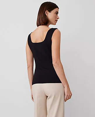 Ann Taylor Square Neck Tank Top sold by Ann Taylor product image thumbnail 2