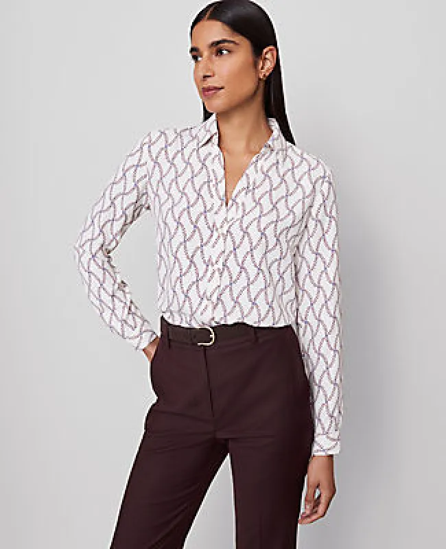 Ann Taylor Floral Essential Shirt sold by Ann Taylor