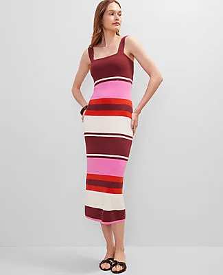 Ann Taylor Striped Sweater Dress sold by Ann Taylor product image thumbnail 2