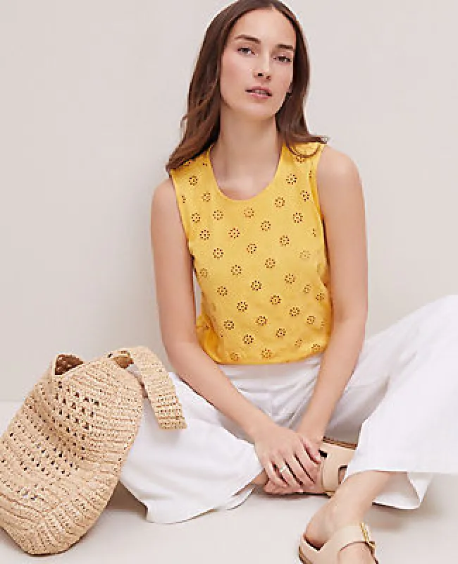 Ann Taylor Petite Weekend Collection Bubble Hem Top sold by Ann Taylor