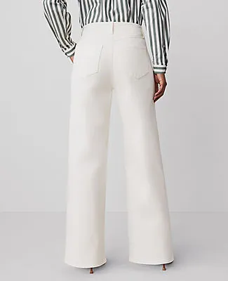 Ann Taylor The Seamed Wide-Leg Jean sold by Ann Taylor product image thumbnail 4