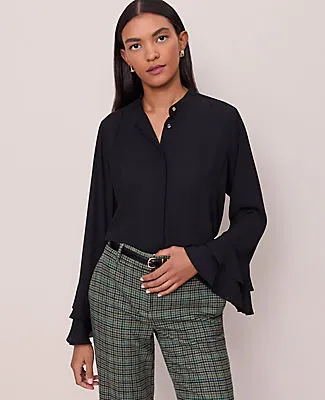 Ann Taylor Petite Bell Sleeve Blouse sold by Ann Taylor product image thumbnail 3