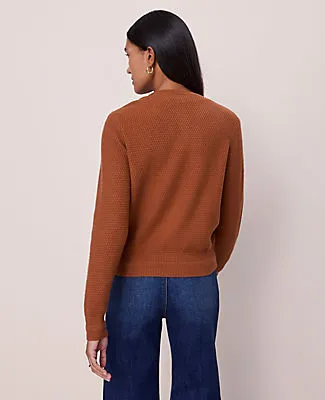 Ann Taylor Petite Textured Cardigan sold by Ann Taylor product image thumbnail 2