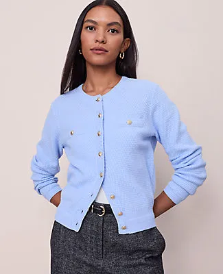 Ann Taylor Textured Cardigan sold by Ann Taylor