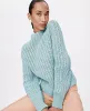 Ann Taylor Pointelle Mock Neck Sweater sold by Ann Taylor