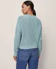Ann Taylor Pointelle Mock Neck Sweater sold by Ann Taylor