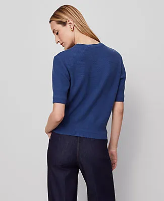 Ann Taylor Stitch Sweater Tee sold by Ann Taylor product image thumbnail 2