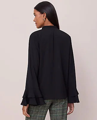 Ann Taylor Petite Bell Sleeve Blouse sold by Ann Taylor product image thumbnail 2