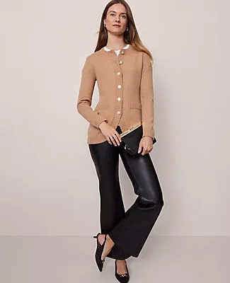 Ann Taylor Petite Curved Hem Longline Cardigan sold by Ann Taylor product image thumbnail 3