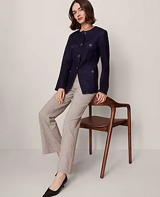 Ann Taylor The Jayne Trouser in Houndstooth sold by Ann Taylor product image thumbnail 5
