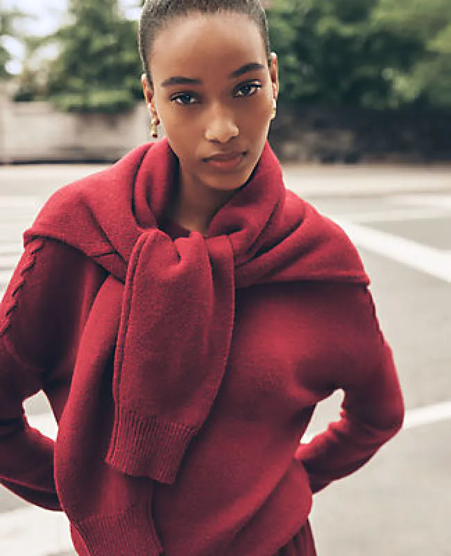 Ann Taylor Whipstitch Sweater made by Ann Taylor