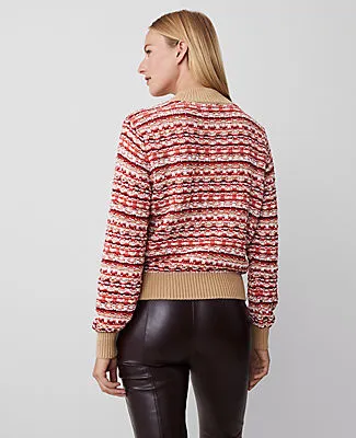 Ann Taylor Tweed Stitch Sweater sold by Ann Taylor product image thumbnail 2