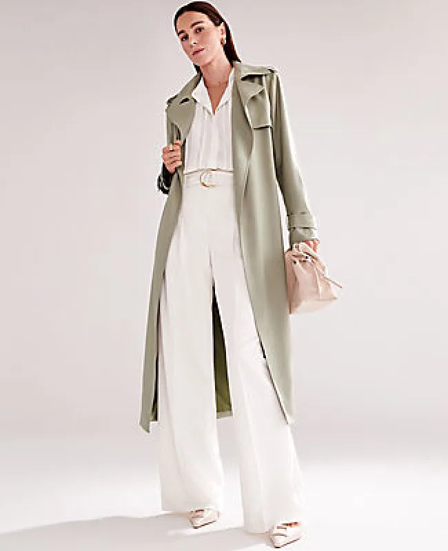 Ann Taylor The Belted Wide-Leg Pant sold by Ann Taylor