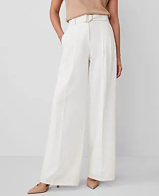 Ann Taylor The Belted Wide-Leg Pant sold by Ann Taylor product image thumbnail 3