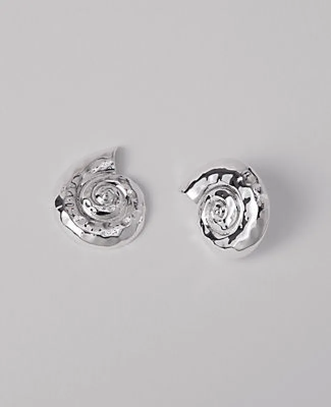 Ann Taylor Textured Shell Stud Earrings sold by Ann Taylor