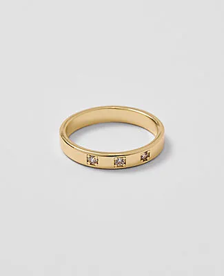 Ann Taylor Multi Crystal Ring sold by Ann Taylor