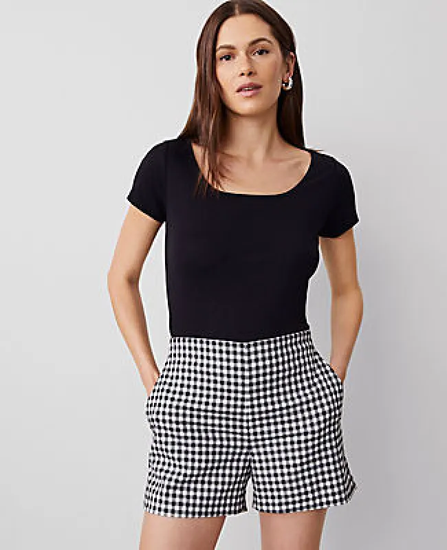 Ann Taylor Petite Square Neck Tee sold by Ann Taylor