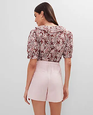 Ann Taylor Weekend Collection Belted Short sold by Ann Taylor product image thumbnail 2