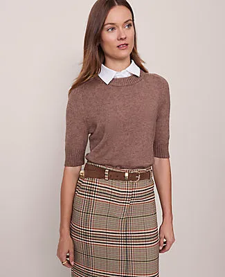 Ann Taylor Mix Media Sweater Tee sold by Ann Taylor product image thumbnail 2