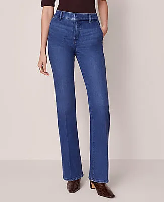 Ann Taylor Mid Rise Boot Jean in Metropolitan Wash sold by Ann Taylor product image thumbnail 2